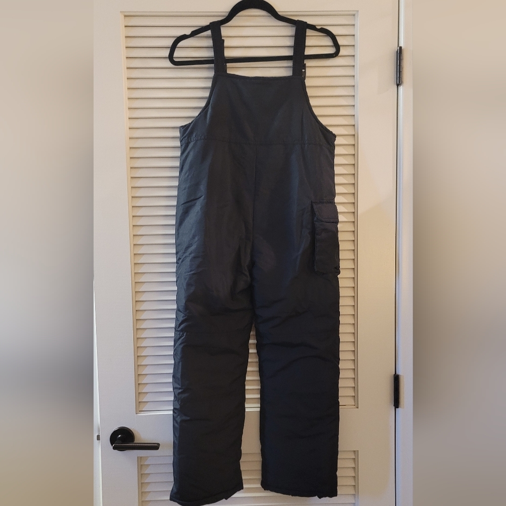 London Fog - Kid's Winter Snow Overall Pants With Adjustable Straps & Pockets - Picture 2 of 5